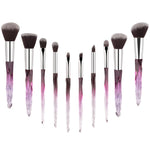 Makeup Brush Soft Type Cosmetic Face Powder Foundation Brushes Synthetic Hair Crystal Handle