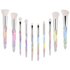 Makeup Brush Soft Type Cosmetic Face Powder Foundation Brushes Synthetic Hair Crystal Handle