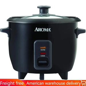 Aroma 6-Cup Pot Style Rice Cooker Multifunctional Electric Pan