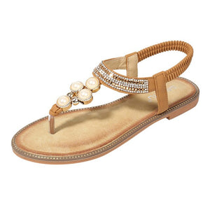 Rhinestone Pearl Sandals