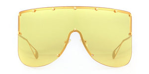 Women Oversized Goggles Sunglasses