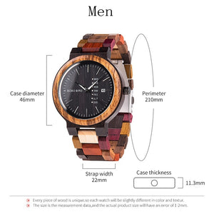 Luxury Brand Wood Timepieces
